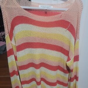 cupcakes & cashmere Multicolor Striped Sweater